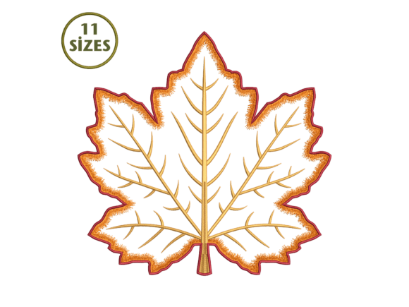 Autumn Leaf Placemat Applique Review for Sellers