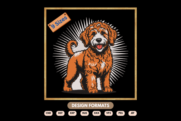 Curly Dog Embroidery Design: Holiday Review