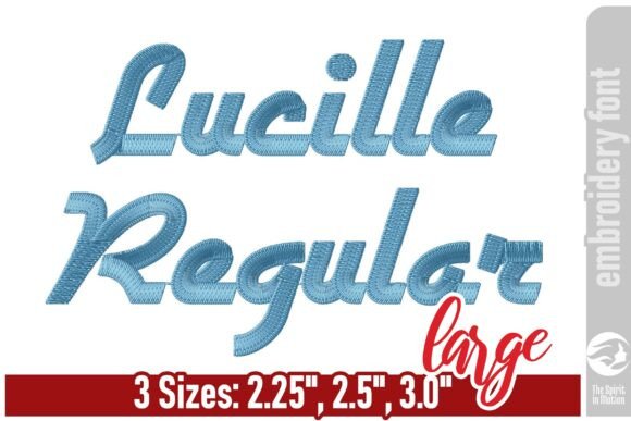 Lucille Regular Embroidery Font Review