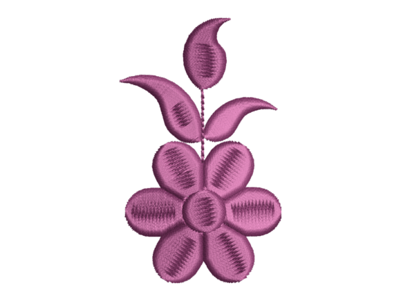 Ottoman Purple Flower Embroidery Review