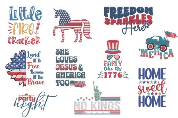 Patriotic USA Quotes Embroidery Bundle: A Designerβs Review for Custom Gift Makers